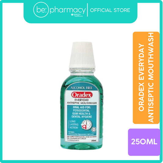 Oradex Everyday Antiseptic Mouthwash 250ml