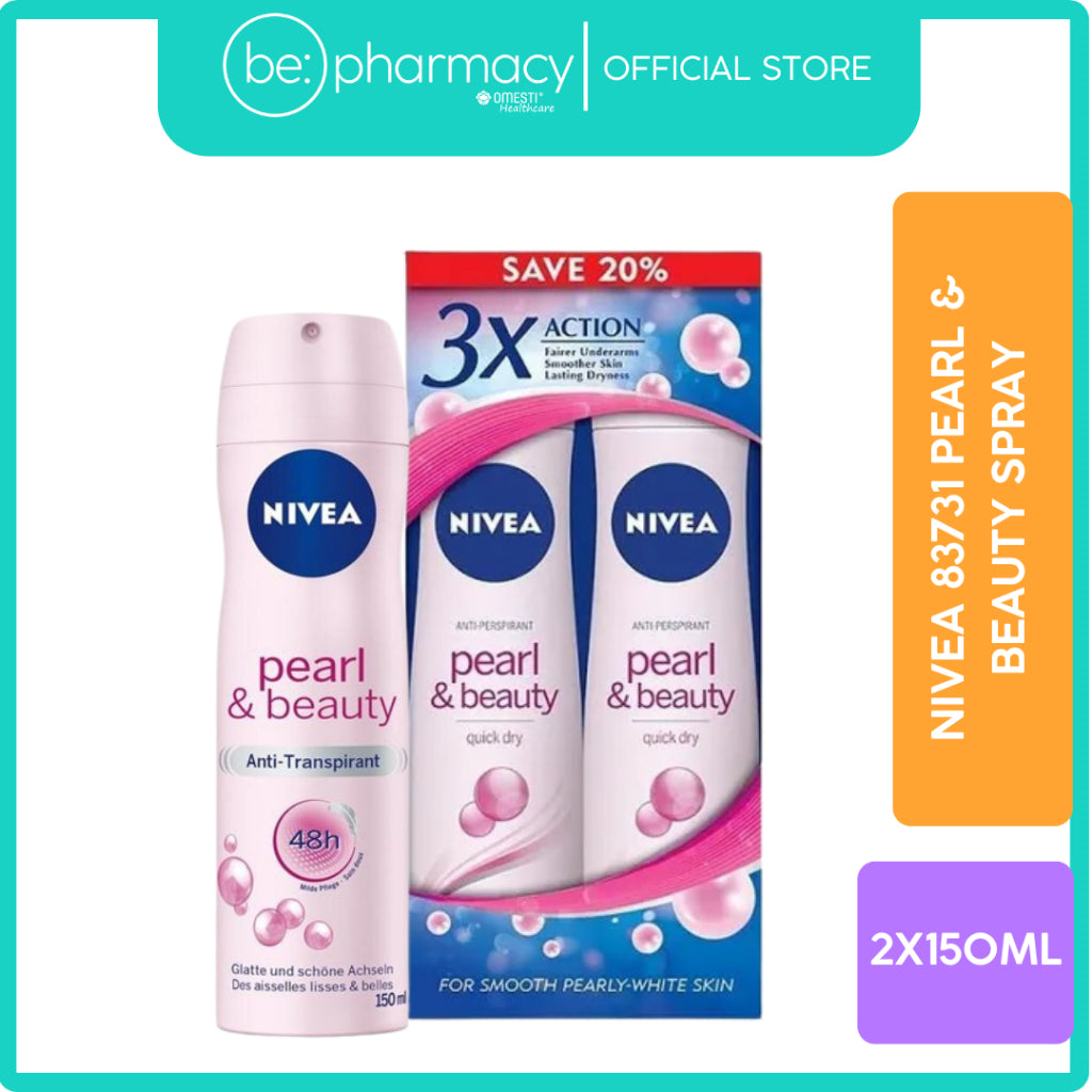 Nivea 83731 Pearl & Beauty Spray 2x150ML