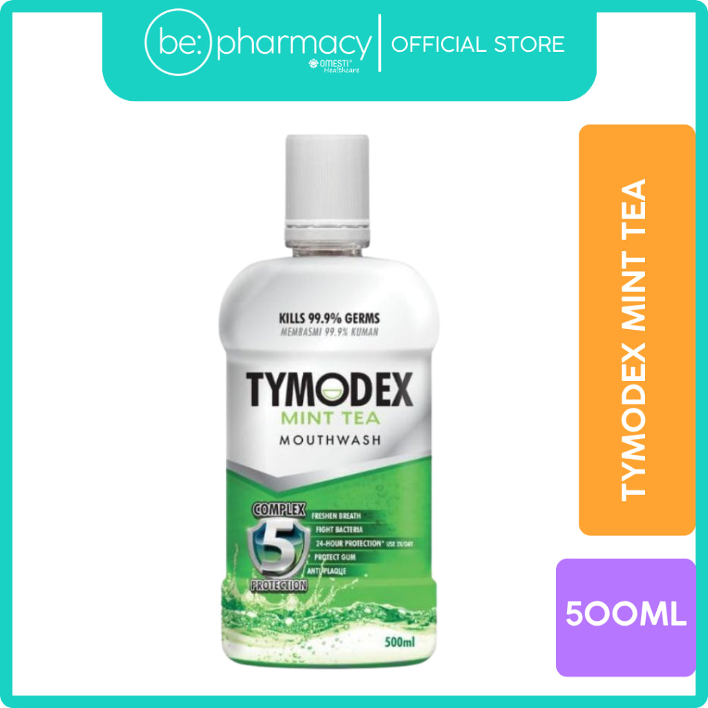 (Exp: 30/6/26) Tymodex Mouthwash Mint Tea 500ml