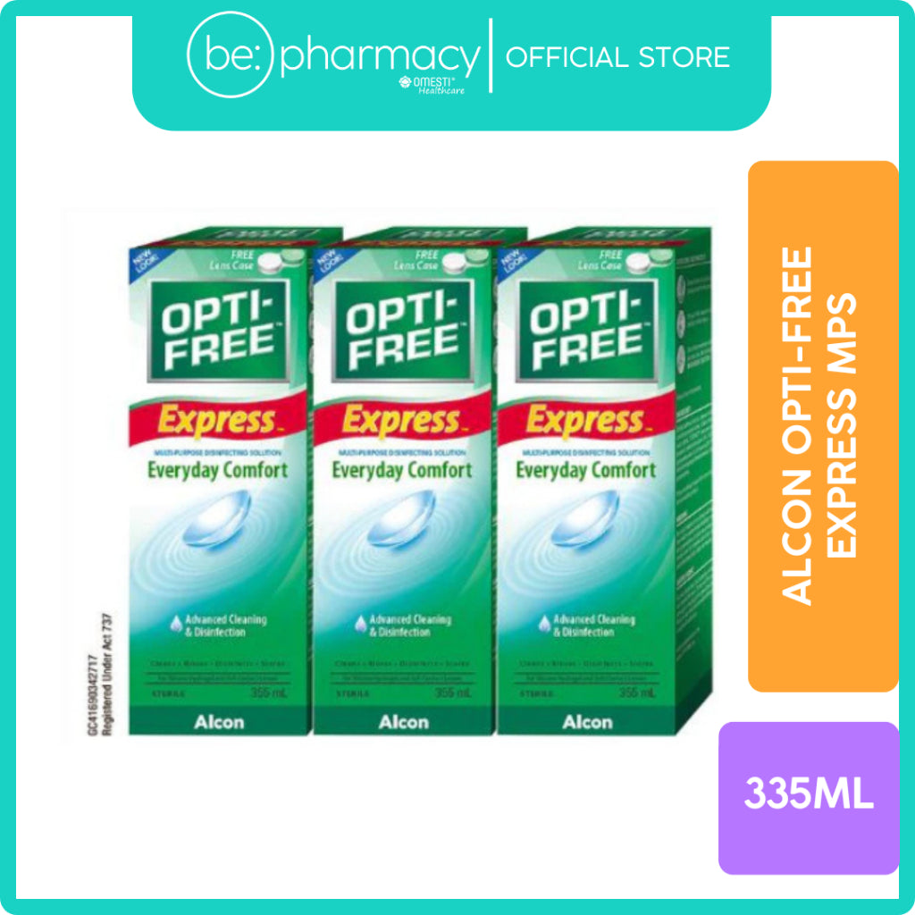 (Exp: 10/26) ALCON OPTI-FREE EXPRESS MPS Contact Lense Care 355ML 3's