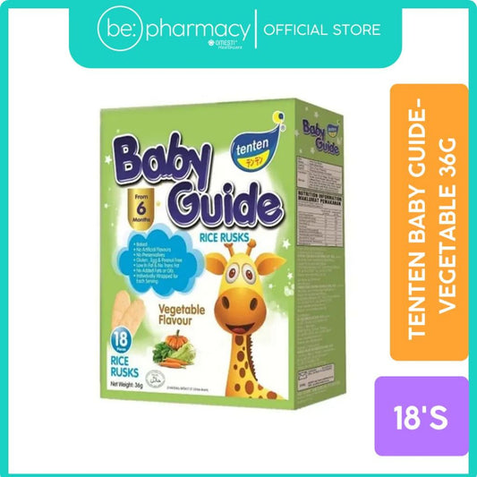 TenTen Baby Guide Vegetable 36g 18's