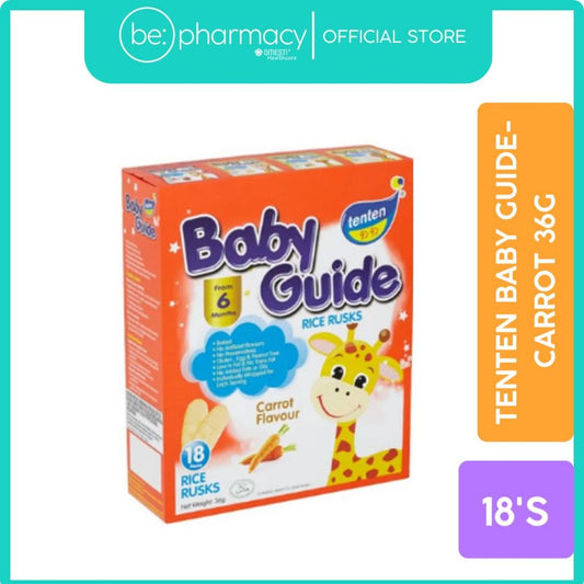 TenTen Baby Guide Carrot 36g 18's