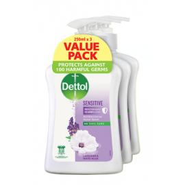 Dettol Hand Wash Sensitive 3x250ML
