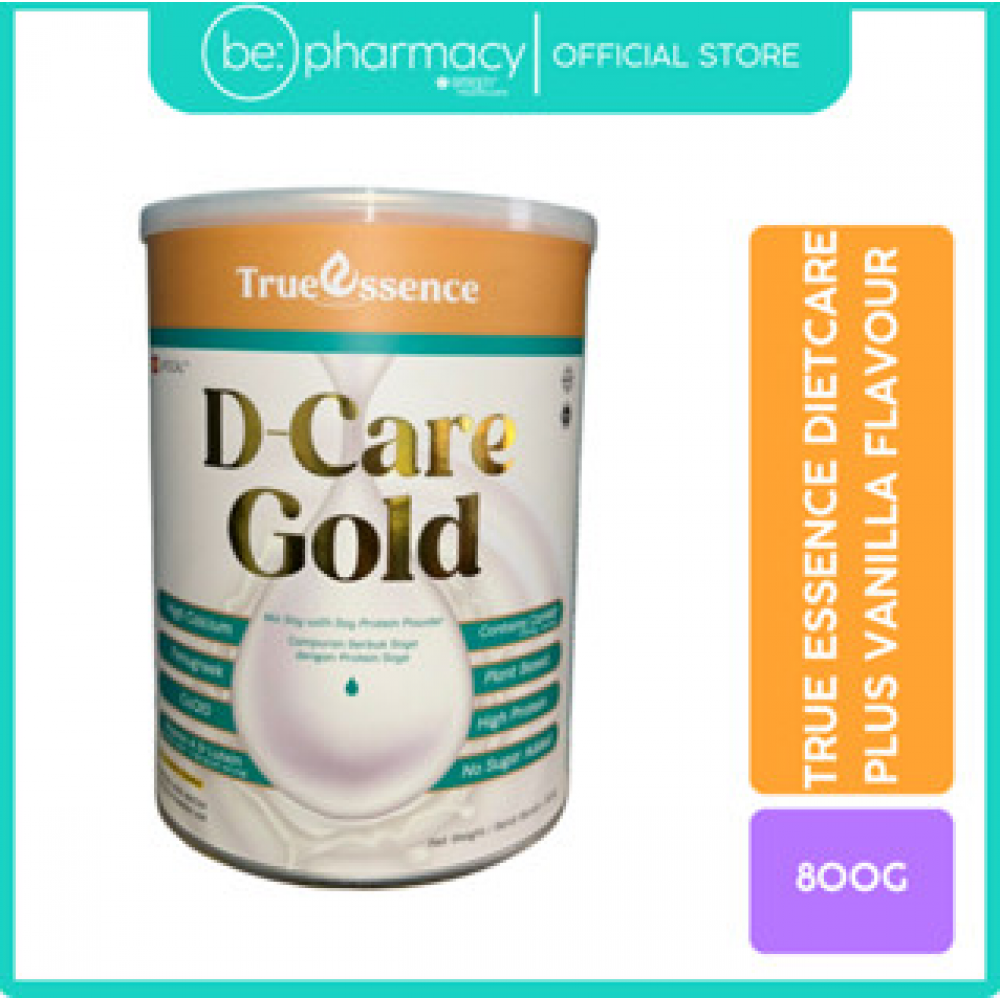 True Essence Dietcare Plus Vanilla Flavour 800g (D-Care Gold)