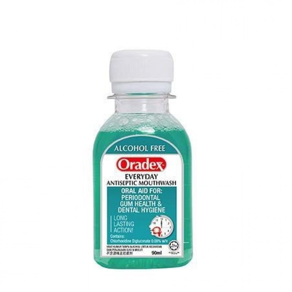 Oradex Everyday Antiseptic Mouthwash 90ML Oradex Everyday Antiseptic Mouthwash 90ML