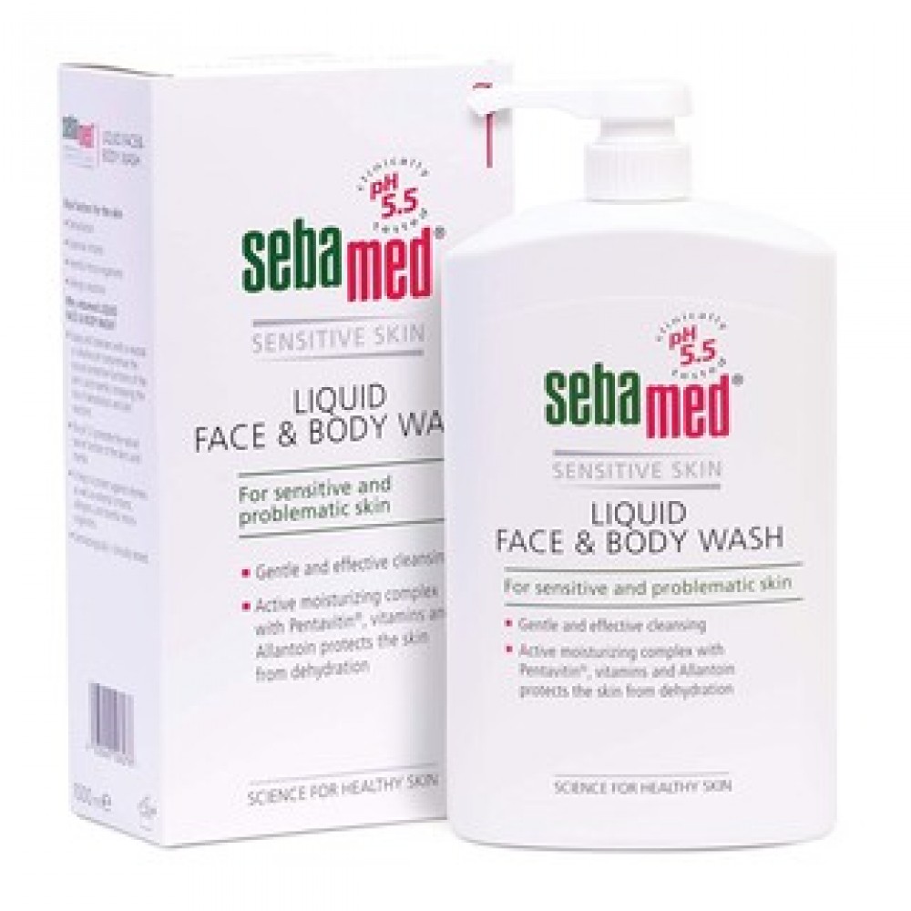 Sebamed Liquid Face & Body Wash 1000ML