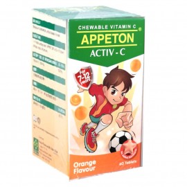 Appeton Activ-C Orange 100mg 60's (7-12 years old) 