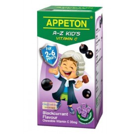 Appeton Activ-C Blackcurrant 30mg 100's (2-6 years old) 
