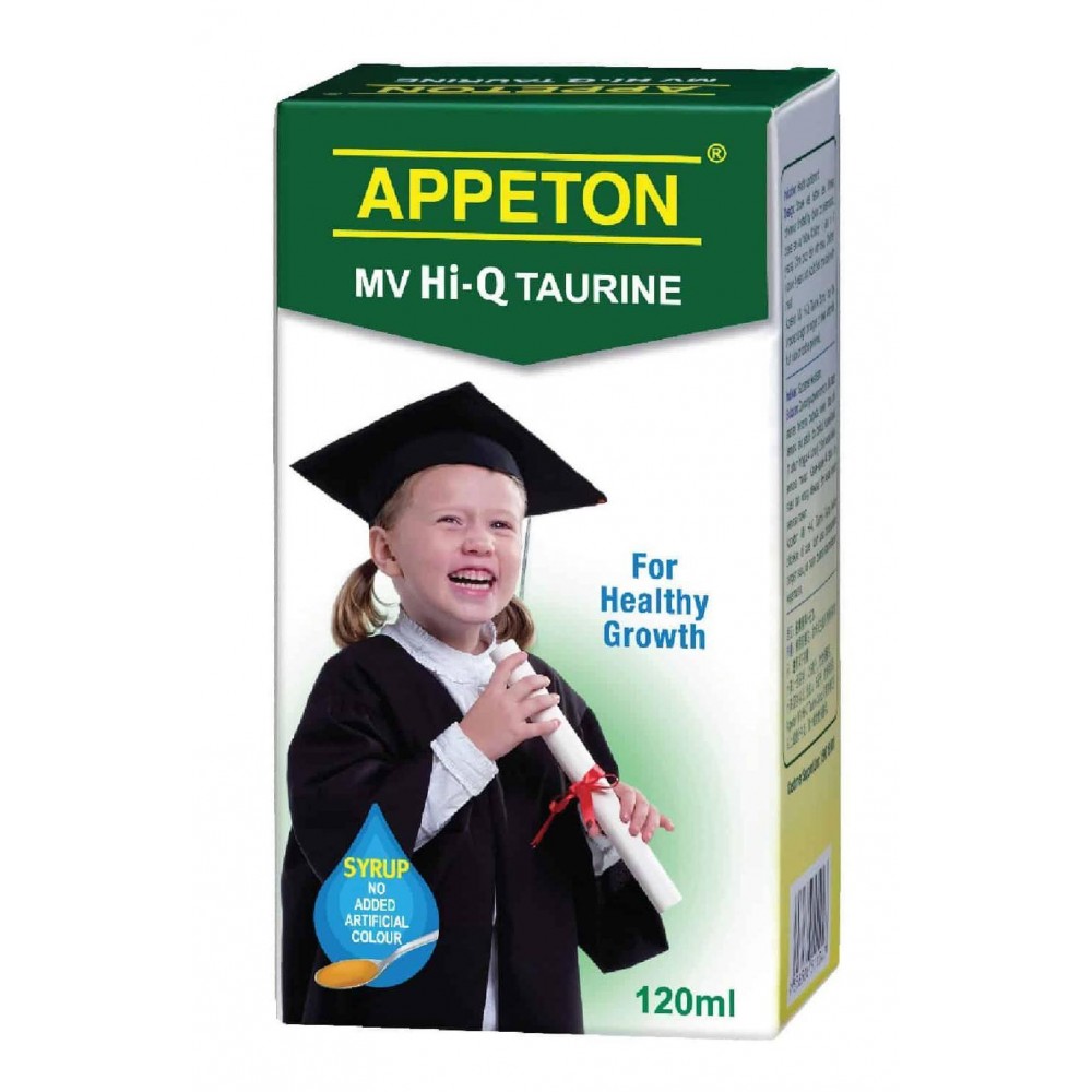 Appeton Multivitamin Hi-Q Taurine Syrup 120ML Appeton Multivitamin Hi-Q Taurine Syrup 120ML