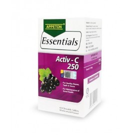 Appeton Essentials Activ-C 250mg (Blackcurrant) 60's