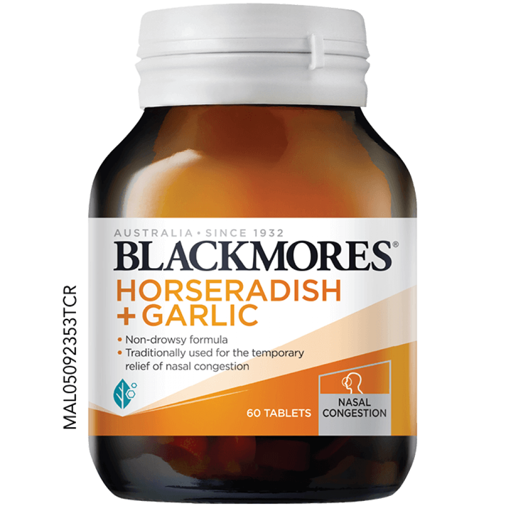 Blackmores Horseradish + Garlic 60's