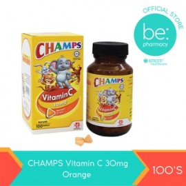 Champs Vitamin C 30mg Orange 100's