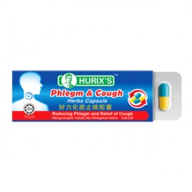 Hurix's Cough&Phlegm Caspules 6's