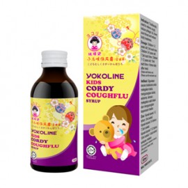 Hurix's Yokoline Kids Cordy CoughFlu Syrup 60ML