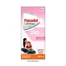 Panadol Children Suspension 250MG/5ML Orange 60ML