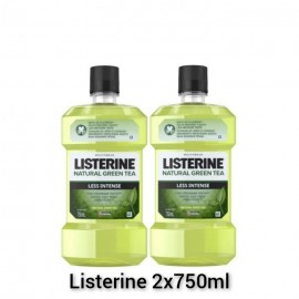 LISTERINE M/WASH GREEN TEA 2X750ML