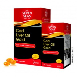 Seven Seas Cod Liver Oil Gold Capsules  500'S+100'S