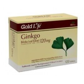 Gold Life Ginkgo Biloba Leaf Extract 120mg 120 tablets