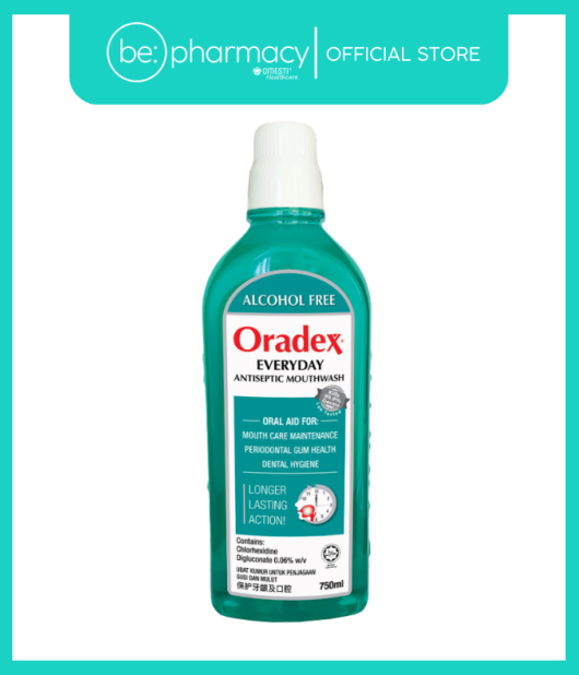 ORADEX EVERYDAY MOUTH RINSE 750ML