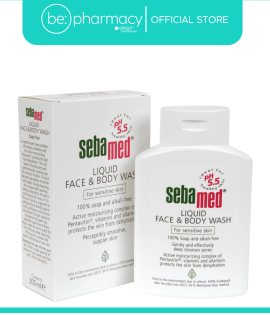 SEBAMED SENS SKIN LIQ FACE &amp; BODY WASH 200ML