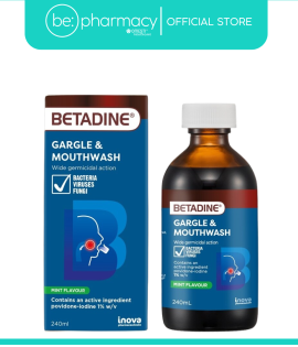 BETADINE GARGLE &amp; MOUTH WASH 240ML