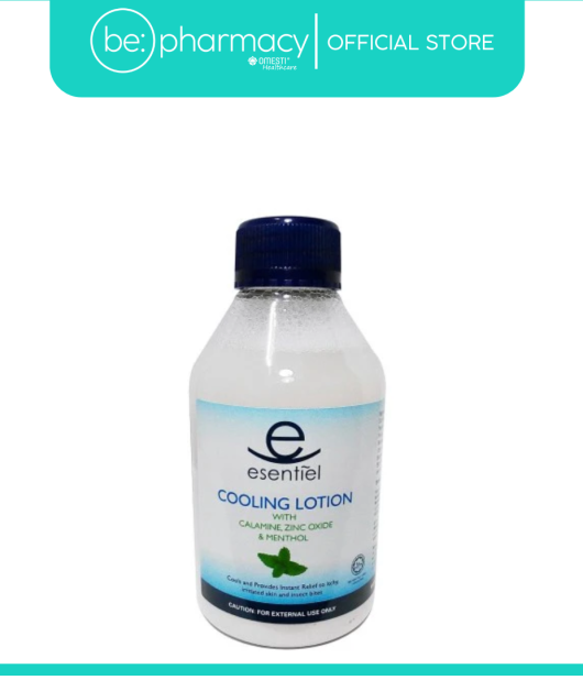 ESENTIEL COOLING CALAMINE+MENTHOL LOTION 200ML