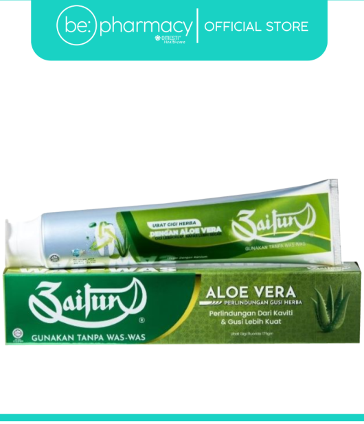 ZAITUN TOOTHPASTE COMPLETE ALOE VERA 175GM