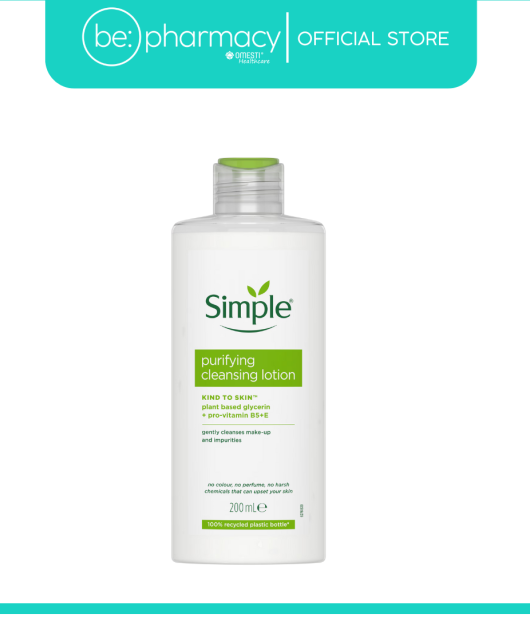 SIMPLE PURIFYING CLEANSING LOTION 200ML