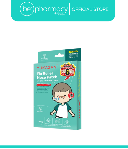 YUKAZAN CHILD FLU RELIEF PATCH 6'S