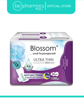 BLOSSOM OVERNIGHT ULTRA THIN WING 285MM 10'S