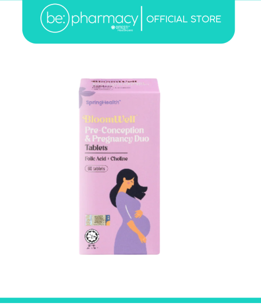 SPRING HEALTH BLOOMWELL PRE-CONCEPTION&PREG DUO 60'S