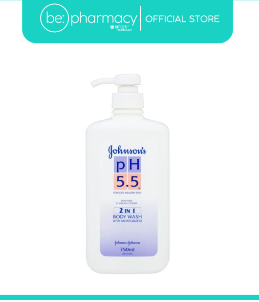 J&J PH5.5 BODY WASH 2-IN-1 750ML