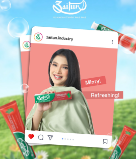 ZAITUN TOOTHPASTE COMPLETE EXTRA MINT 175GM